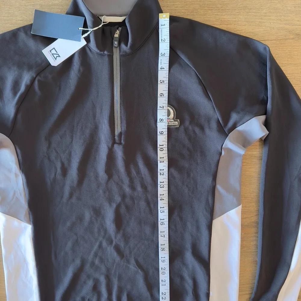 NEW Cutter & Buck Men's Long-Sleeve Quarter-Zip Pullover Golf Shirt-Pro Bowl-SML